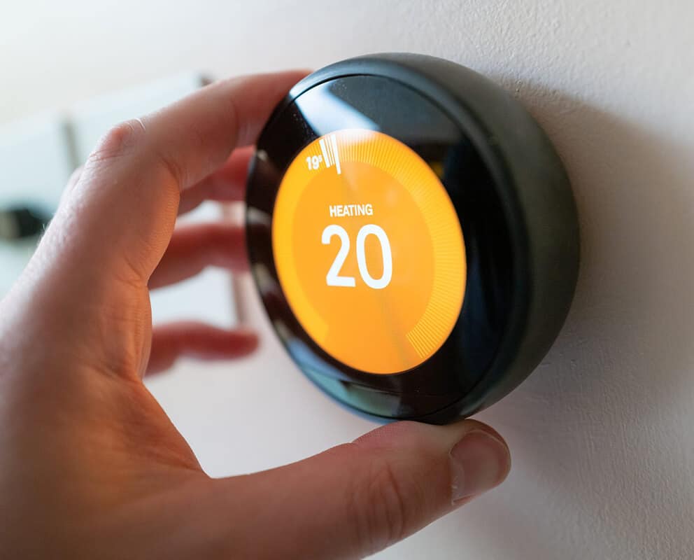 central heating smart thermostat